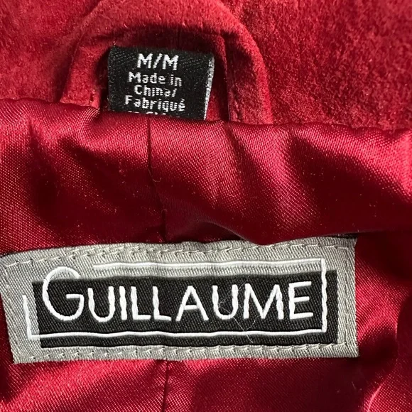 Guillaume burgundy suede jacket, medium - Picture 8 of 14
